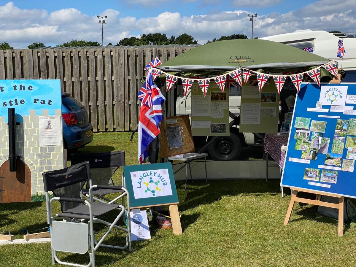 Langley Hub Stand at Fawley Armed Forces Day